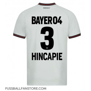 Bayer Leverkusen Piero Hincapie #3 Replik Auswärtstrikot 2023-24 Kurzarm